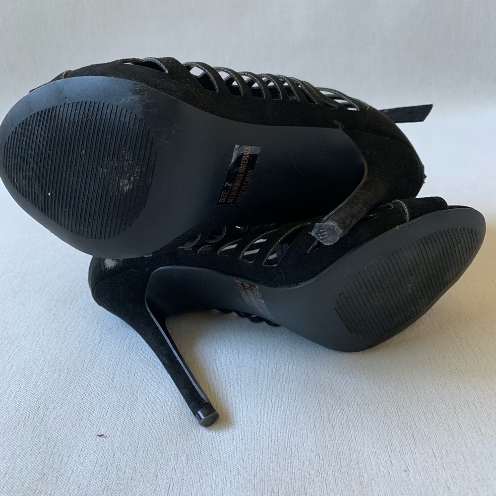 Qupid black cage heels - Picture 7 of 8
